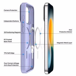 Case Dux Ducis Yind Apple iPhone 17 Pro Max purple