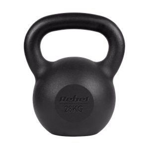 REBEL ACTIVE valurautainen kahvakuula, 28 kg