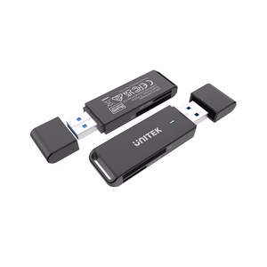 UNITEK Y-9327A muistikortinlukija USB 3.2 Gen 1 (3.1 Gen 1) Type-A musta