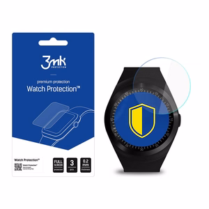 Media-Tech Round Watch GSM MT855 – 3mk Watch Protection FlexibleGlass älykellon näytönsuoja