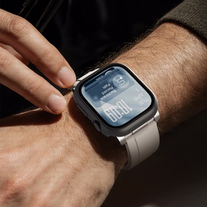 AmazingThing Minimal suojakuori Apple Watch Series 11 42mm:lle - musta