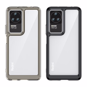 Outer Space Kotelo Xiaomi Poco F4 5G kansi joustava kehys musta