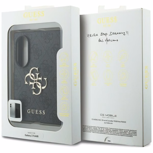 Musta Guess Big 4G Logo -suojakuori Samsung Galaxy Z Fold8 -puhelimelle