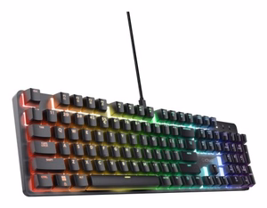 Trust GXT 871 Zora QWERTY US English - USB pelinäppäimistö (musta)