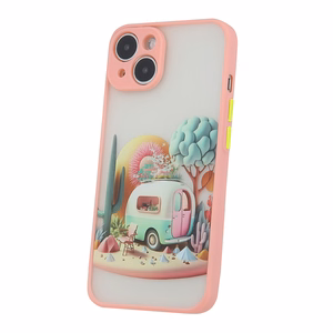 Ultra Trendy suojakuori iPhone 14 6,1' Travel pinkki