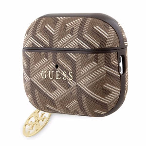 Guess GUAP2PGCE4CW Suojakuori AirPods Pro 2:lle - ruskea GCube Charm