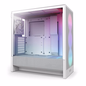 NZXT PC case H5 Flow RGB 2024 white