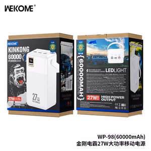 Power Bank WK Design "WP-98" White 60000mAh (27W)