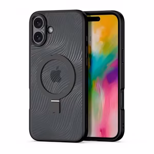 Dux Ducis Aimo Mag case with MagSafe and stand for iPhone 16 - black
