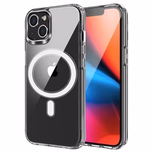 Case for Samsung S25 FE Clear Mag Cover (MID) compatible with MagSafe transparent