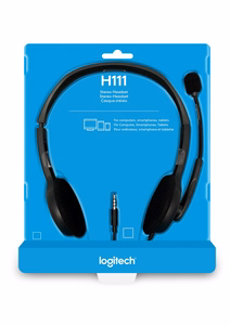 Logitech H111 stereo harmaat kuulokkeet 981-000593