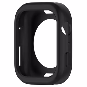 Silikoninen kellokuori Apple Watch 44 mm:lle (Series 4/5/6/SE) - musta