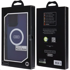 Audi IML Big Logo MagSafe Suojakuori iPhone 14 Pro Max:lle - sininen