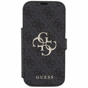 Guess Book 4G Metal Logo -suojakuori iPhone 17 Pro - musta