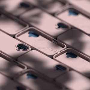 Etteri Silicone Mag suojakuori iPhone 17 vaaleanpunainen