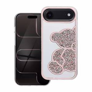 Suojakuori iPhone 17 AIR:lle Teddy Bear vaaleanpunainen