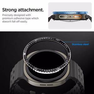 Spigen Bezel Tune Diver Samsung Galaxy Watch 8 (44 mm) musta