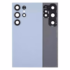 Takakuori yhteensopiva Samsung S928 S24 Ultra / Titanium Blue / (kameran linssin kanssa) OEM