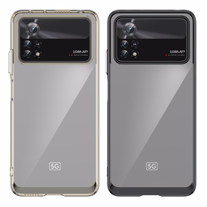 Outer Space Kotelo Xiaomi Poco X4 Pro 5G kansi joustava kehys musta