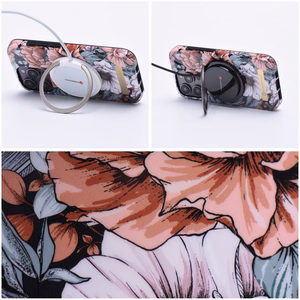 Suojakuori iPhone 15 PLUS:lle Forcell F-Protect Mirage MagSafe-yhteensopiva bloom bush