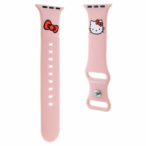Hello Kitty Silicone Kitty Head Strap for Apple Watch 42/44/45/49mm - Pink