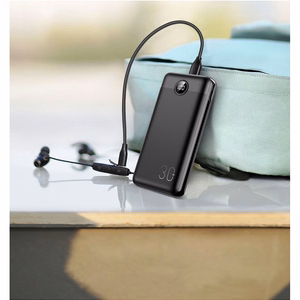 VEGER varavirtalähde 30000 mAh PD QC3.0 3A 20W L30 (W3008PD) musta