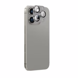 AmazingThing Aviation-Grade Alloy Karkaistu lasi Linssi iPhone 16 Pro / 16 Pro Max Kameran Linssille - harmaa
