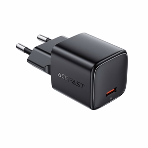 Acefast A117 -laturi 20 W GaN USB-C musta