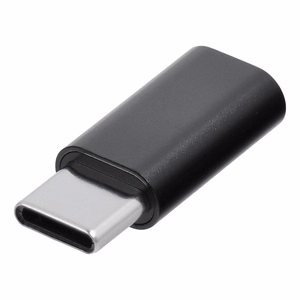 Adapteri Micro USB - Type C Blue Star - musta