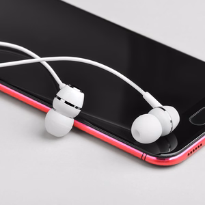 Borofone Earphones BM36 Acura with microphone white