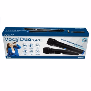 SQUEAK VocalDuo SQ1007 2,4 GHz langaton karaokemikrofonisarja