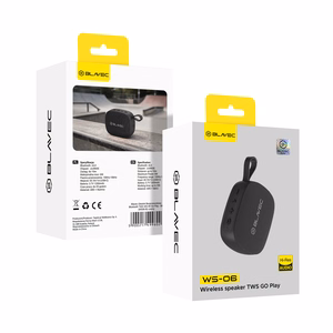 Blavec Kannettava Bluetooth Kaiutin TWS WS-06 Go Play - 6W (WS06-B) musta