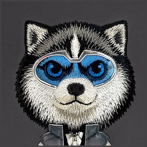 Nimmy Cool&Cute 2.0 Wolf Suojakuori iPhone 17:lle - Musta