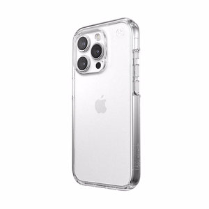 Speck Presidio Perfect-Clear suojakuori iPhone 15 Pro -laitteelle, läpinäkyvä