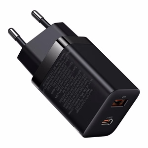 Laturi Baseus Super Si Pro 30W USB-C/USB-A musta CCSUPP-E01