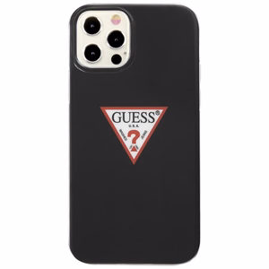 Guess GUHCP12MPCUCTLBK iPhone 12/12 Pro 6.1" musta/musta kovakotelo Triangle-mallisto