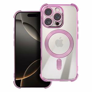 Suojakuori iPhone 17 PRO:lle Antishock Electro MagSafe-yhteensopiva violetti
