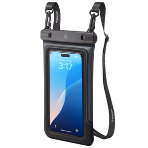 Spigen A611P 2-pack vedenpitävä suojakuori - mattamusta