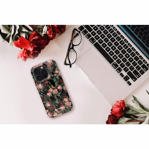 Suojakuori iPhone 15:lle Forcell F-Protect Mirage MagSafe-yhteensopiva Military Drop-Test ruusudraama