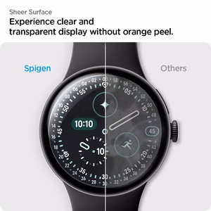 Spigen Elite Shield EZ Fit 2 kpl hydrogeelikalvoja Google Pixel Watch 41 mm -mallille
