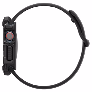 Spigen Rugged Armor Suojakuori Apple Watch 10:lle (42mm) - Musta