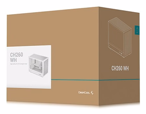 DeepCool CH260 Micro Tower kotelo valkoinen