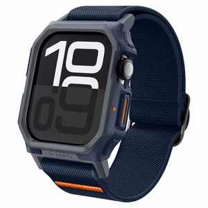 Spigen Lite Fit Pro -suojakuori Apple Watch 10 (46mm):lle laivastonsininen