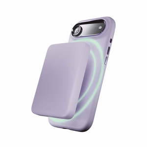 Puro Icon Mag Pro nestesilikoninen Suojakuori iPhone 17 Air:lle, MagSafe -yhteensopiva, kamerasuojauksella ja alumiinipainikkeilla - vaaleanpunainen
