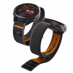Spigen Athlex Airna Garmin Quick Release 22 mm -ranneke, musta ja oranssi