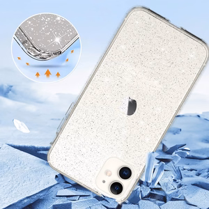 Crystal Glitter Suojakuori iPhone 11:lle - hopeinen