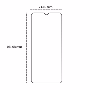 Karkaistu lasi 2,5D Xiaomi Redmi 13C 4G / 5G