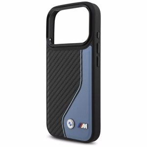 BMW M Carbon Logo MagSafe Suojakuori iPhone 17 Prolle - sininen