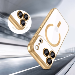 Tech-Protect MagFlex MagSafe Suojakuori iPhone 17 Pro Max:lle - Läpinäkyvä kultainen