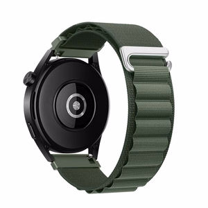 Strap to Samsung Galaxy Watch Forcell F-Design FS05 polyester fiber buckle 22 mm green